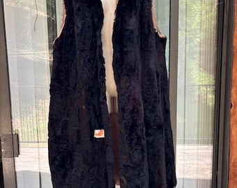 XXL Fur Vest Real sheared Rabbit Fur Sleeveless Jacket, coat Fur Woman jacket genuine XL