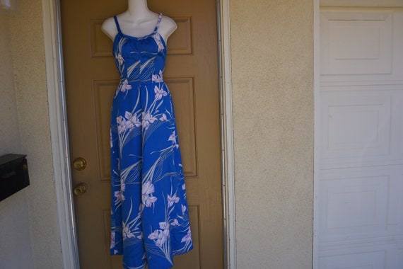 1960s luau Paradise Hawaii Hawaiian Dress - vinta… - image 2