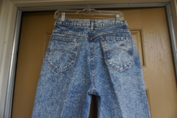 vintage CHIC jeans / 80s acid wash jeans / high w… - image 1