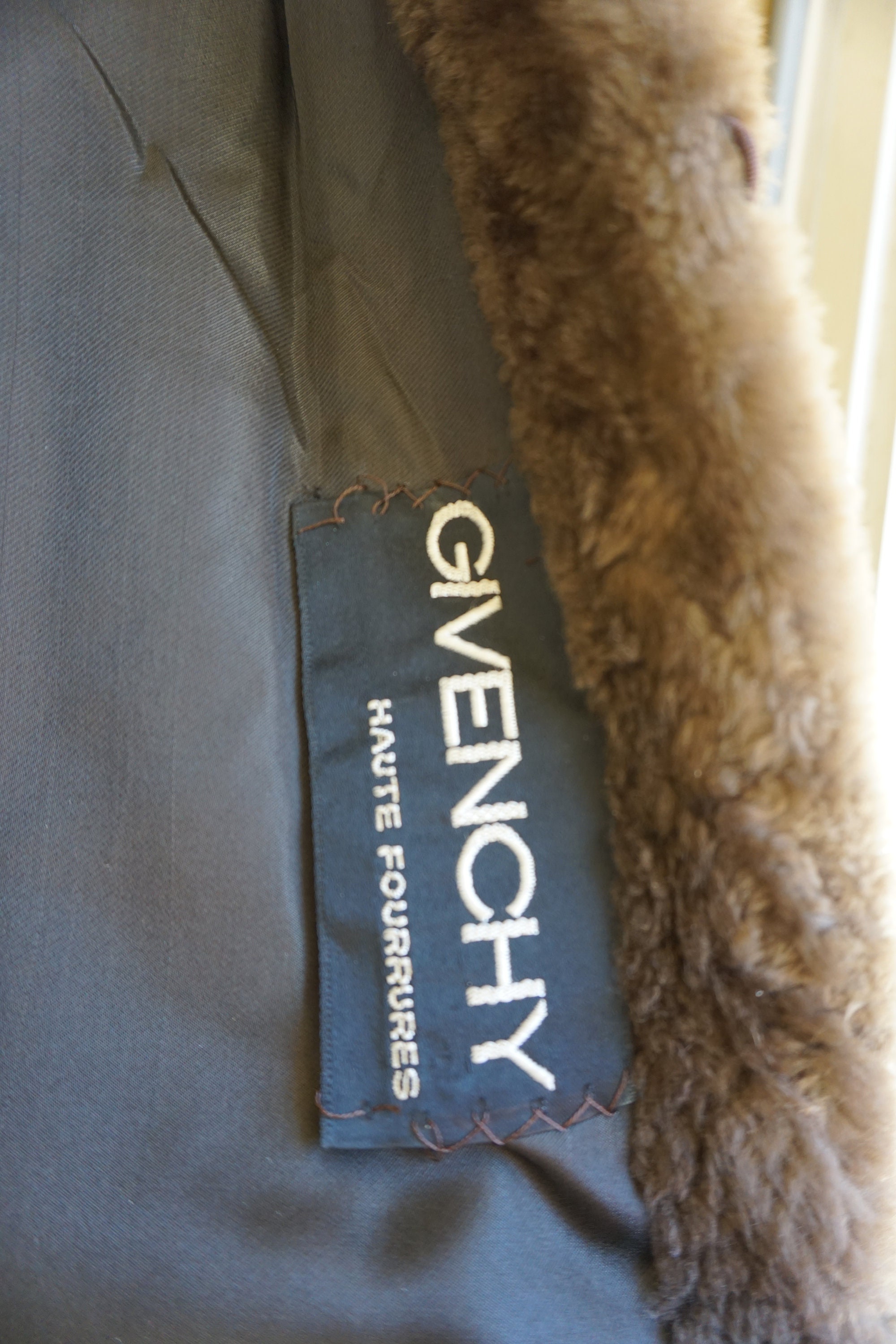 GIVENCHY Genuine Sheared Fur Coat by GIVENCHY - Etsy