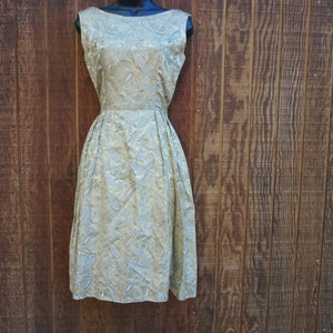 1950s paisley dress size medium