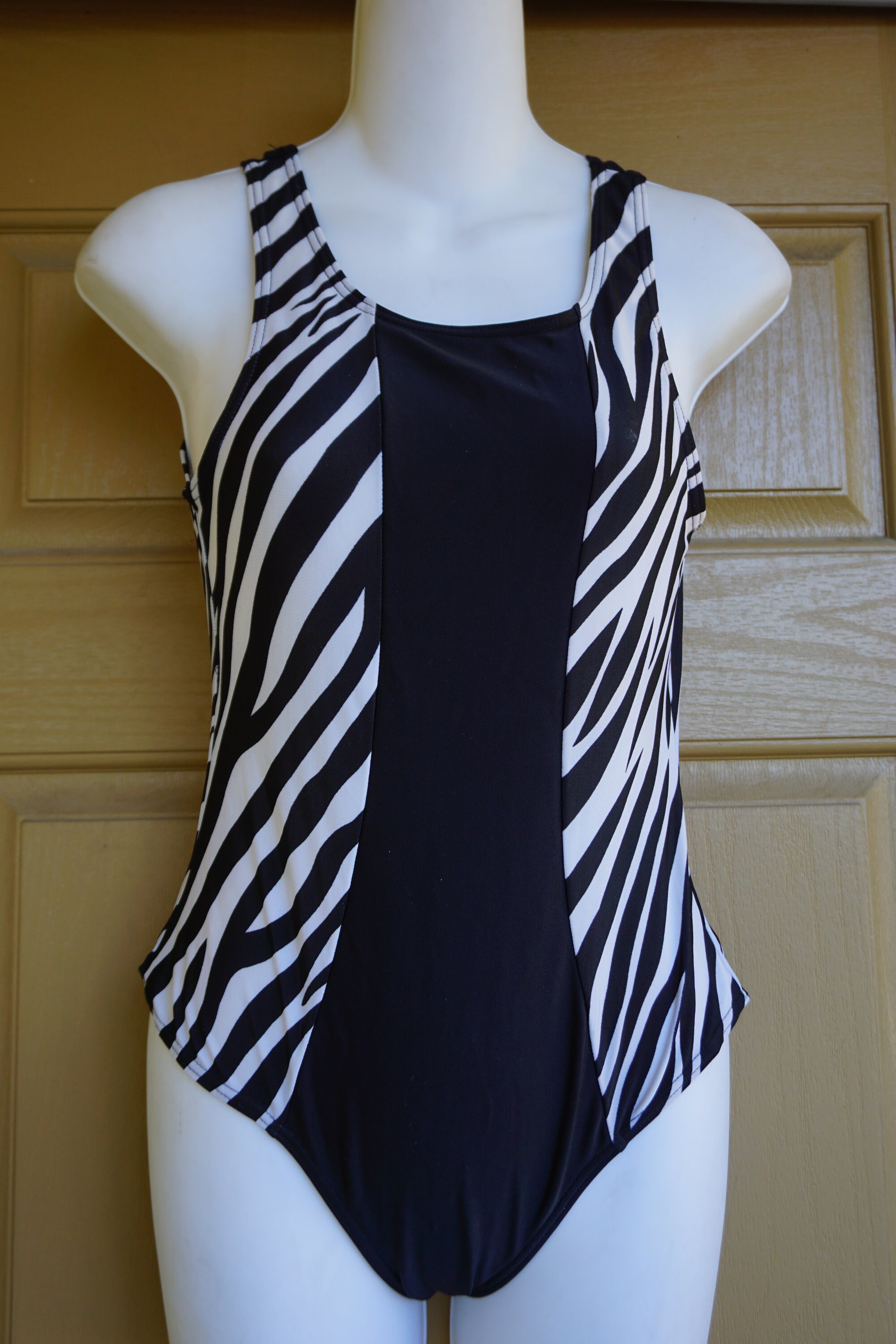 Zebra Bathing Suit, 60s Swimsuit, Caravelle, One Piece Swimsuit, 1960s