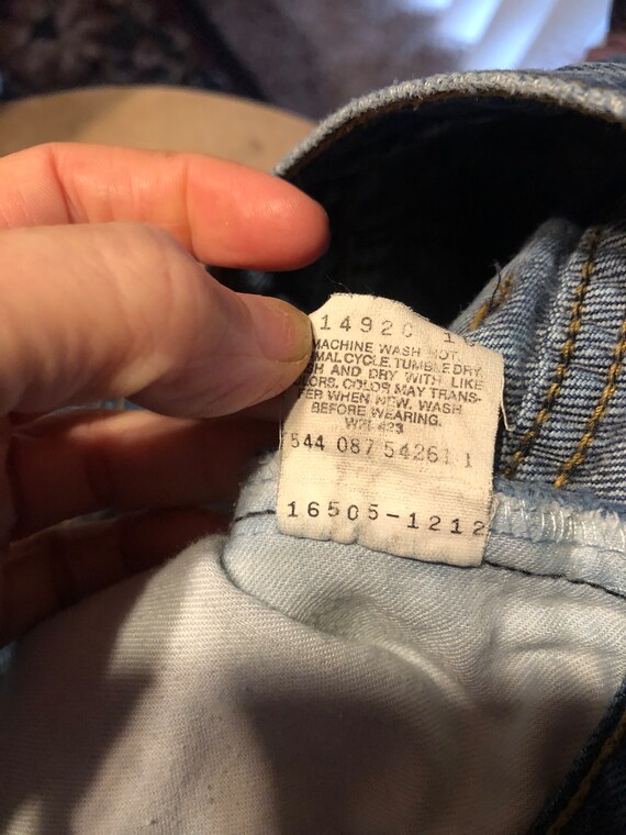 USA made 505's womens size 12 Levi's denim jeans … - image 10