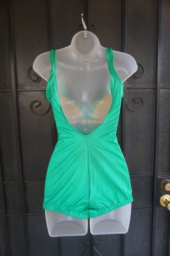 1960s one piece bathing suit swim wear size 12 me… - image 3