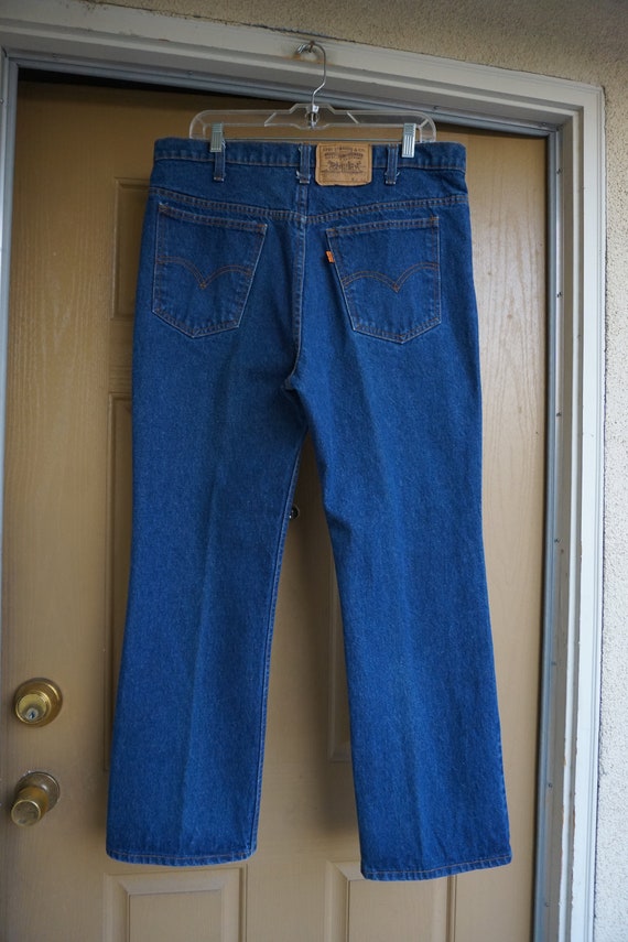 Levi's denim jeans orange tab 517 W38 X L29 20517… - image 7
