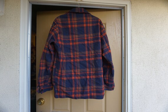 Virgin wool size S Small Pendleton plaid button u… - image 4
