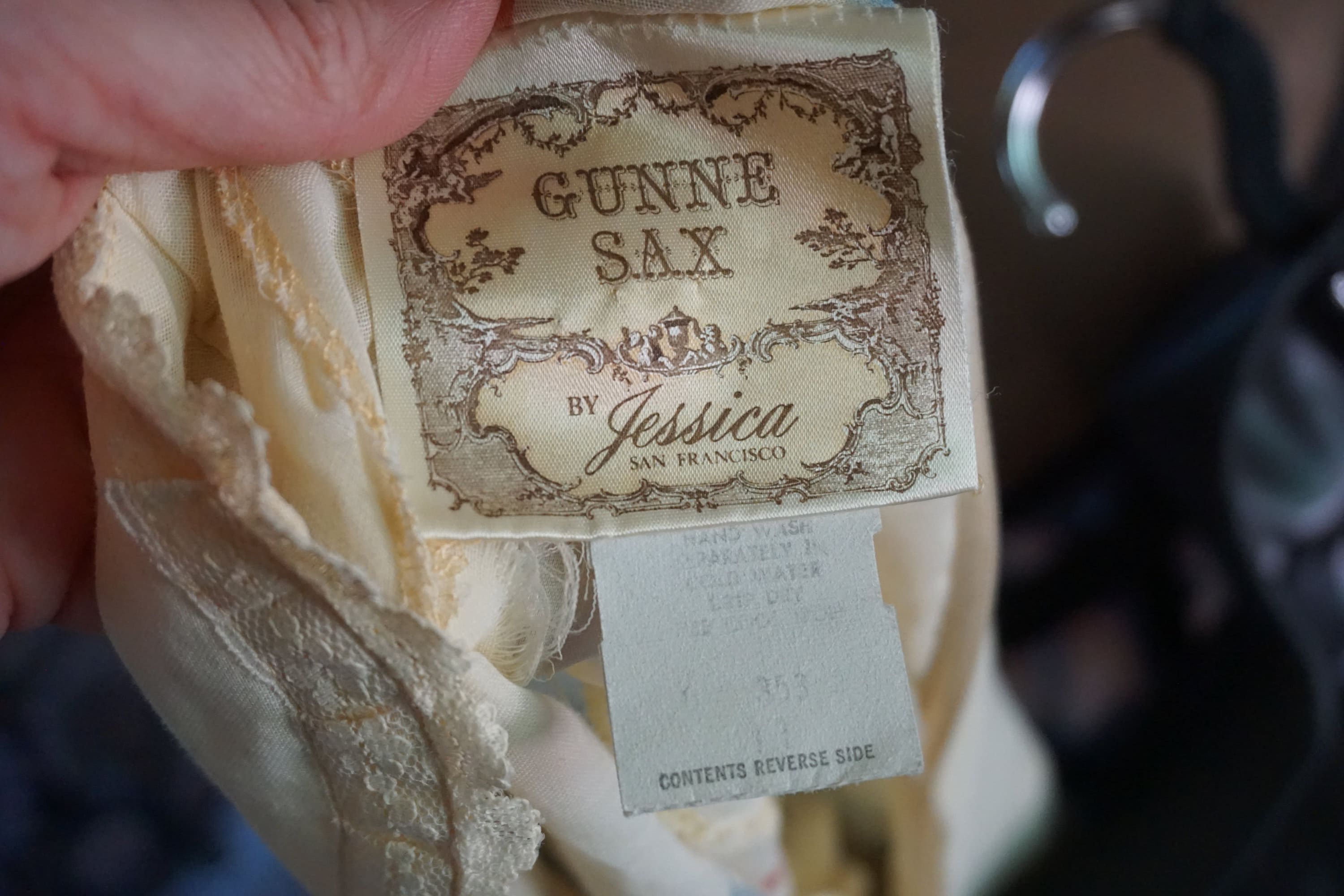 Gunne Sax Size 11 Medium Prairie Lace Maxi Dress Laces up the Front ...