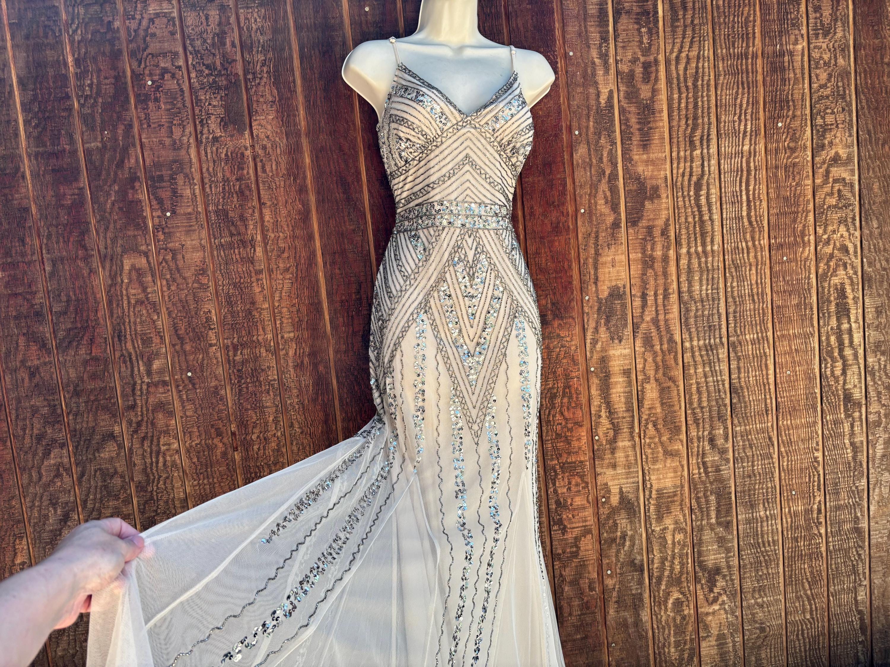 marina beaded dress Blush Approximately 36.5In From natural fibers Halter Dress With Open Color:Beige/ Pink