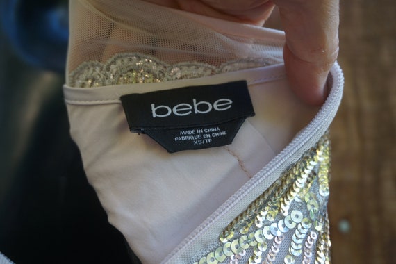 bebe sequined mini dress size XS - image 9