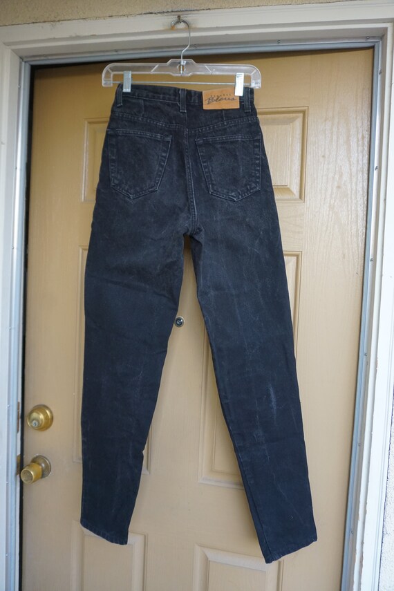 Vintage Express blues high waist denim jeans wome… - image 6