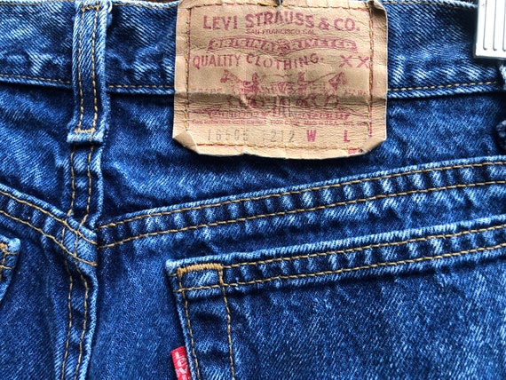 USA made 505's womens size 12 Levi's denim jeans … - image 5