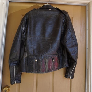 Harley Davidson AMF Distressed Vintage Black Leather - Etsy