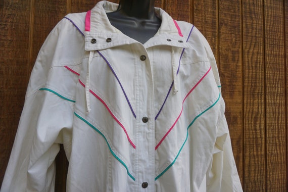 Vintage jacket size 1X by Karizma light weight ex… - image 1