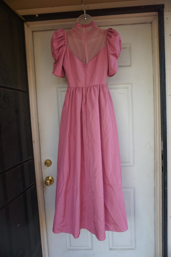 victorian style 1970s prairie gown size medium pr… - image 8