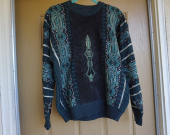 Heavy Knit Sweater Shirt Warm 