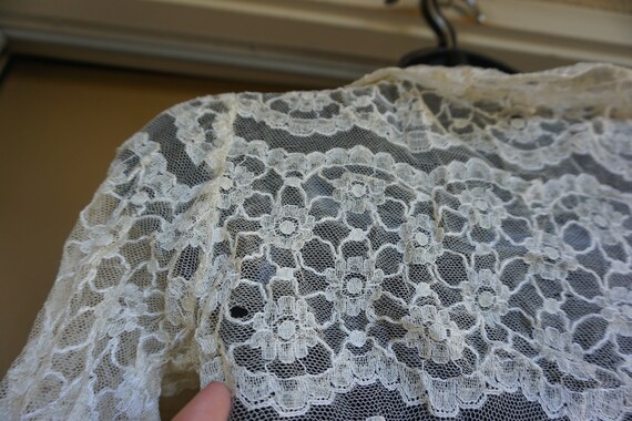 Emma Domb Dress Lace overlay 1950s - image 10