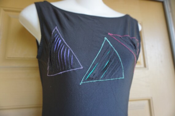 Vintage 1980s leotard bodysuit size MEDIUM 80s 90s