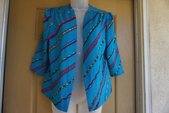 thin lightweight open front jacket size Medium La… - image 1