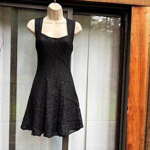 Vintage Black Criss Cross Dress - Etsy
