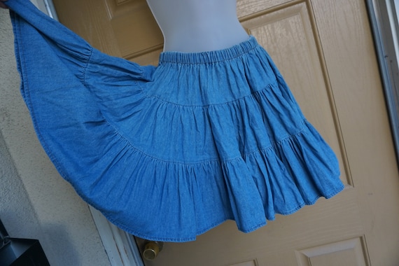 Fredericks of Hollywood Vintage short denim skirt