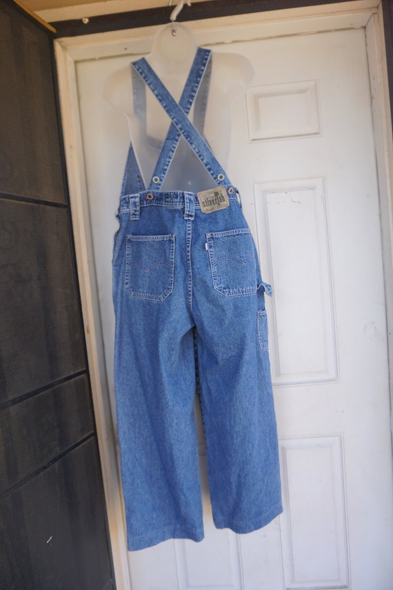 Levi's Silver Tab drawstring overalls Vintage den… - image 8