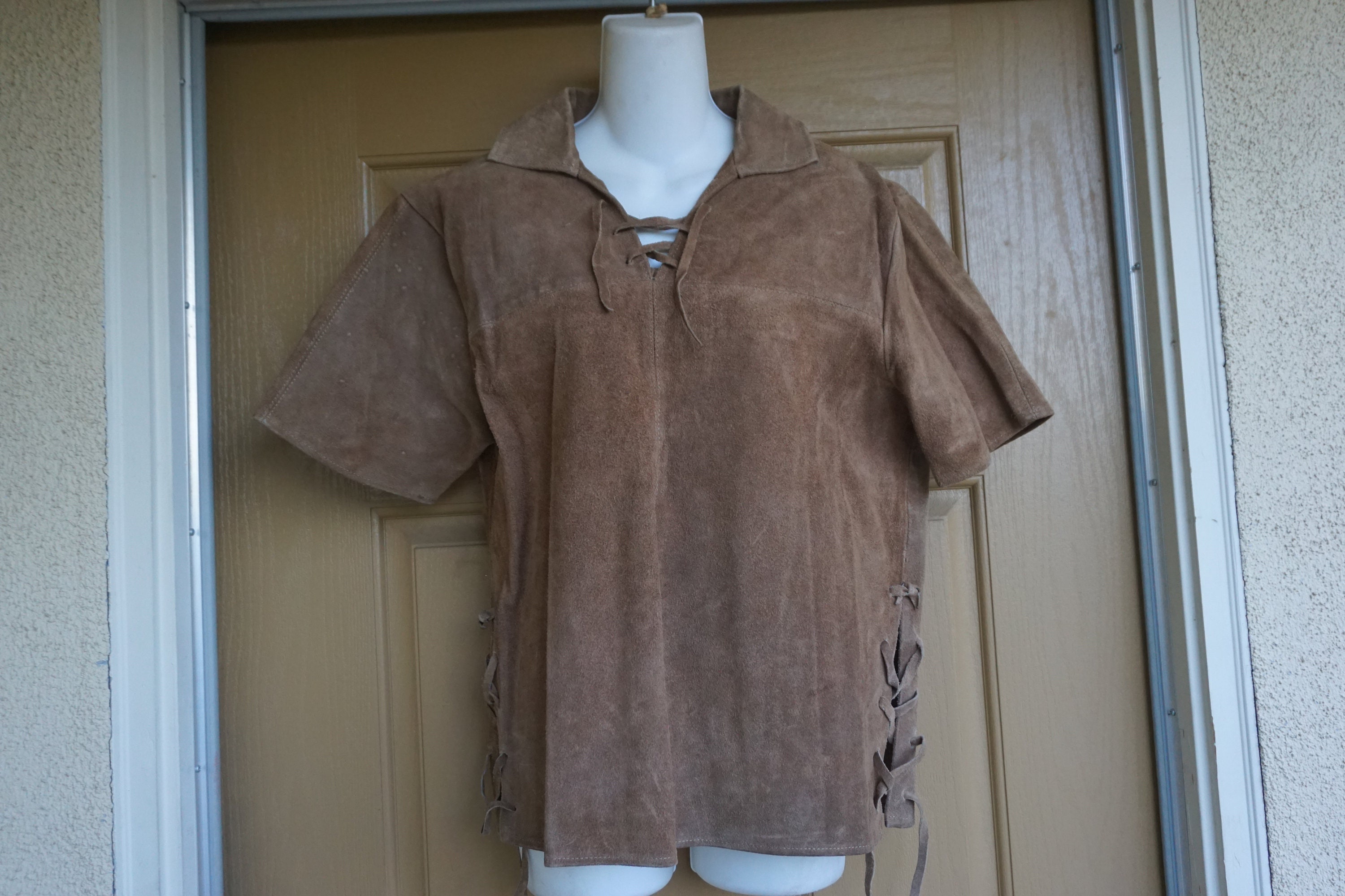 90s Suede Shirt - Etsy