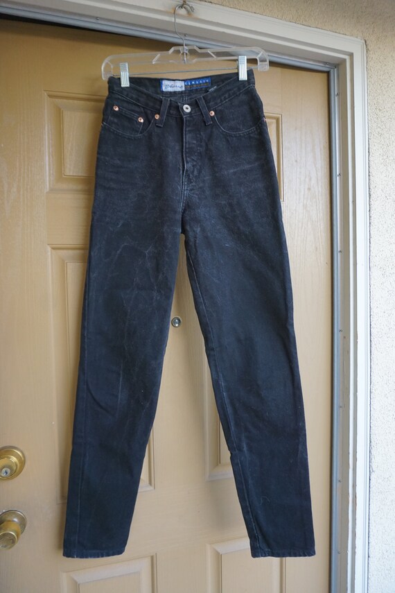 Vintage Express blues high waist denim jeans wome… - image 4