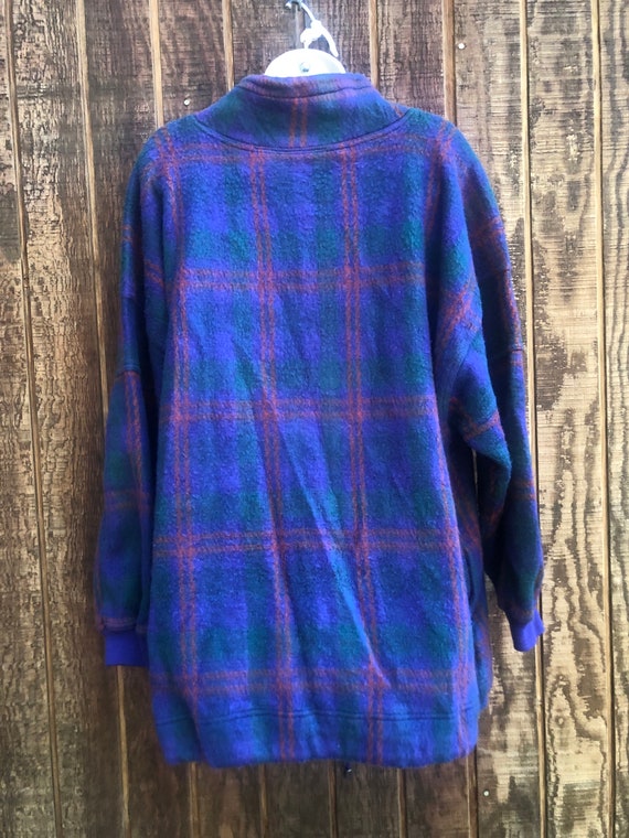 Vintage 90s 1990s size 22/24 fleece pullover - image 6