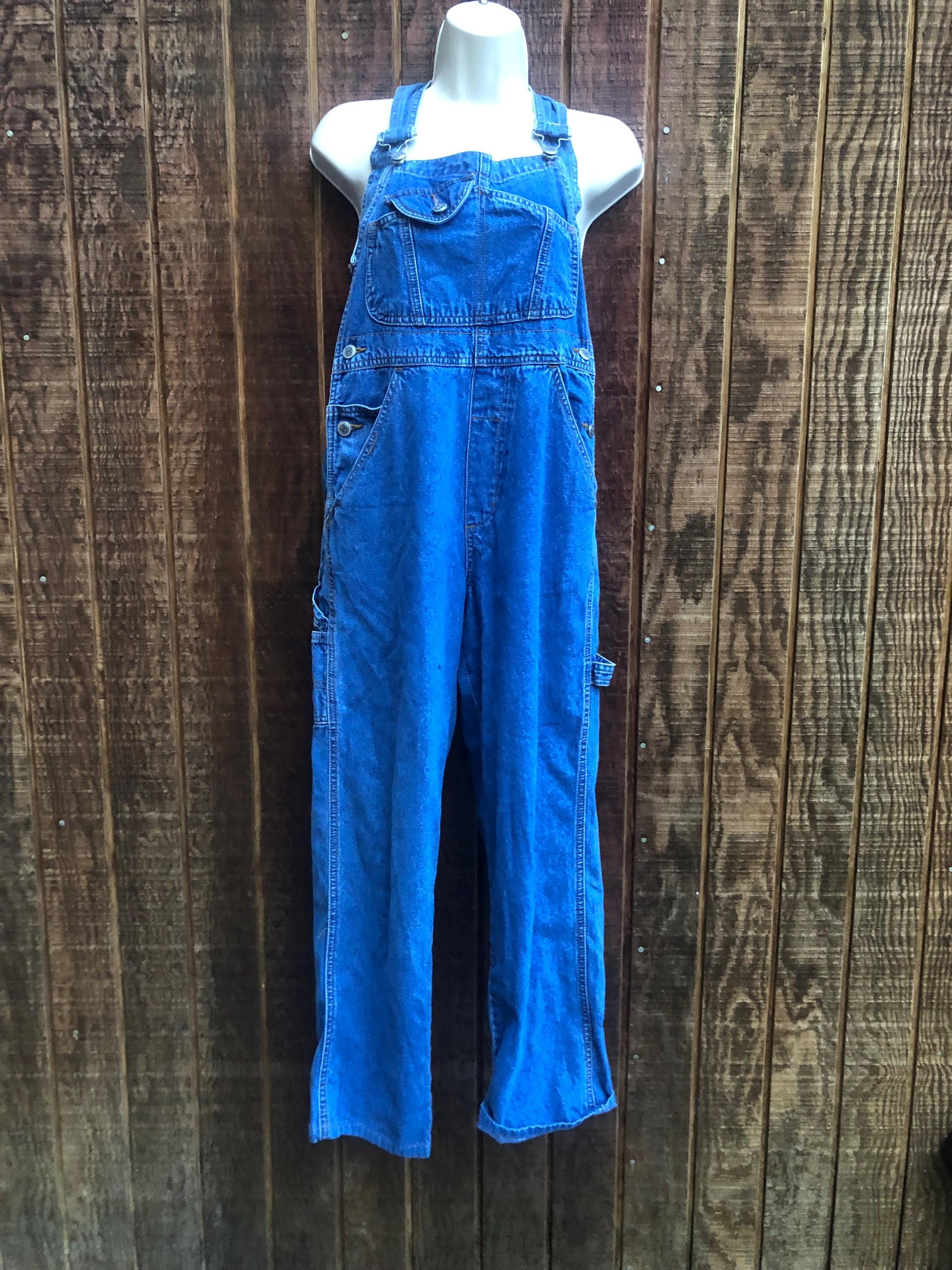 Bill Blass Vintage size M / L blue overalls denim