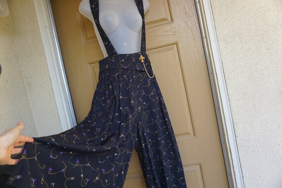 Suspender pants 80s 90s size large 13 - 14 1980s 1