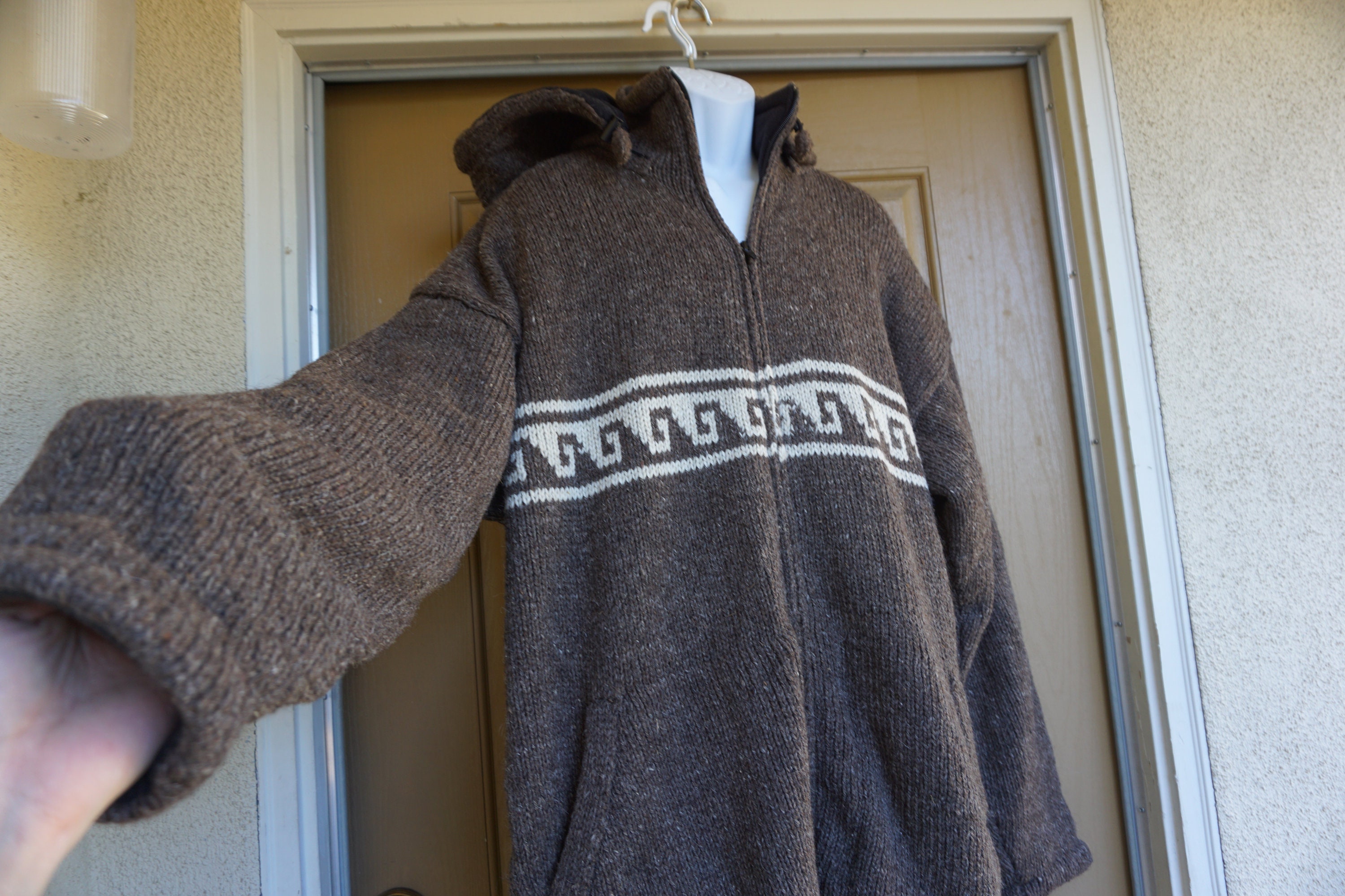 Wool Hooded Sweater - Etsy