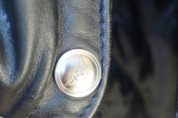 Harley Davidson Vintage Black Leather Motorcycle … - image 4