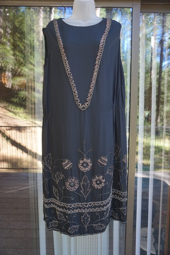Antique 20s flapper great gatsby style medium size