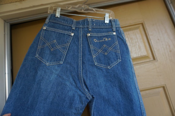 Oscar De La Renta  size small denim womens  90s - image 4