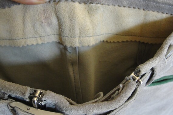 Vintage Suede Leather Lederhosen Shorts Woman XS … - image 4