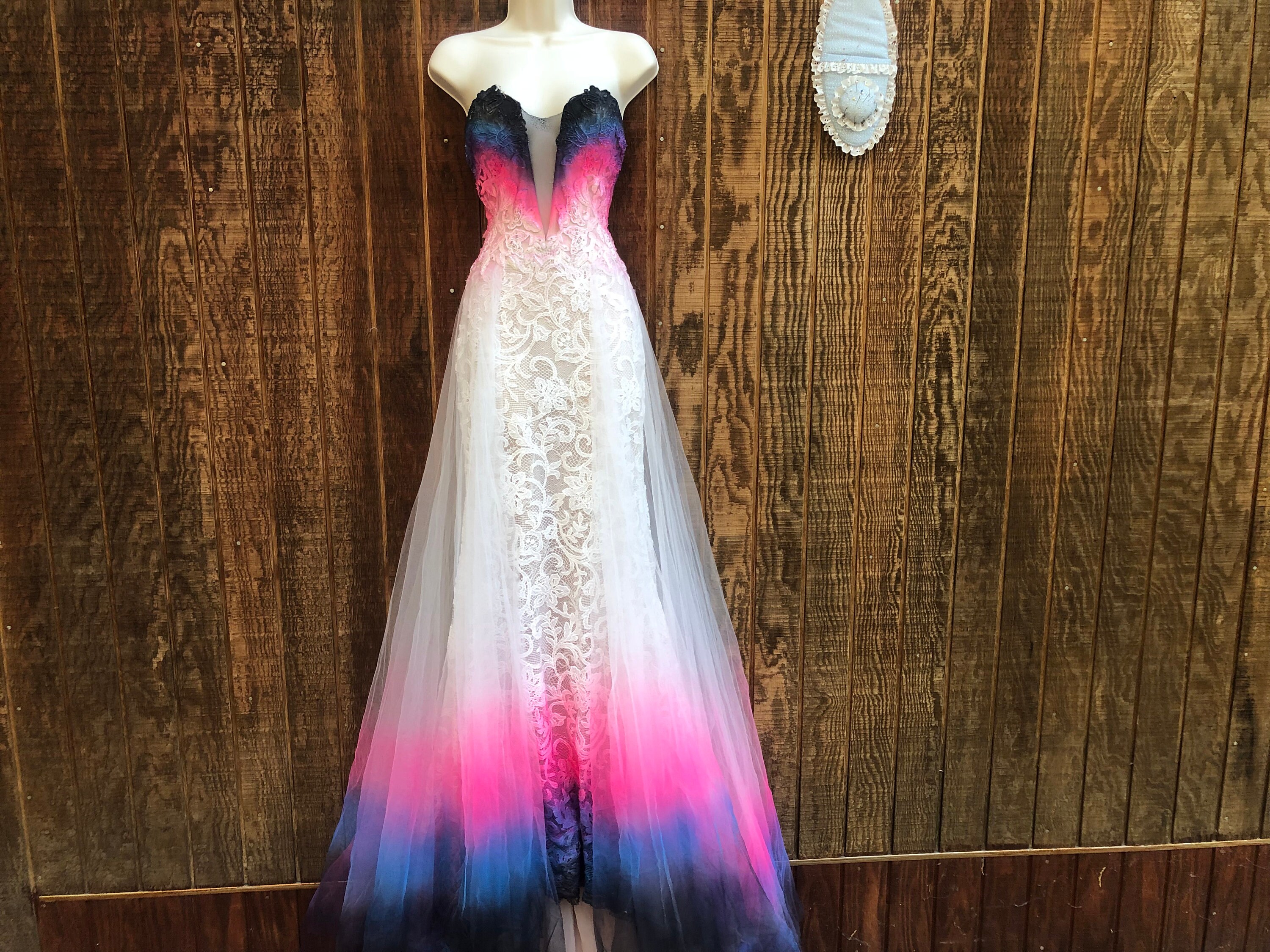 dip dye formal dress Maxi Dress for Women main image 1