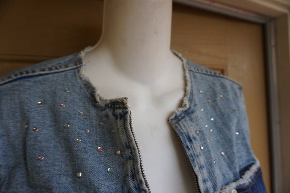 EXPRESS JEANS Vintage 80s 90s stone washed denim … - image 5