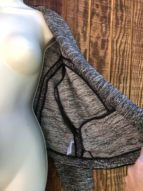 Talbots open front jacket size 2Xp gray and black… - image 6