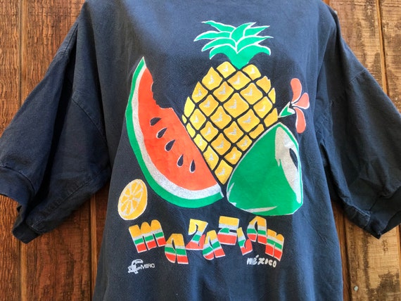 Mazatlan Mexico souvenir shirt Vintage 90s 1990s … - image 3