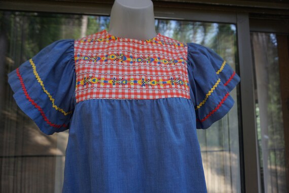 Youth Vintage 70s top 6X 1970s shirt shirt blouse… - image 5