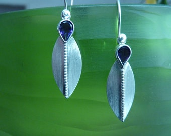 Pendientes Plata, Amatista