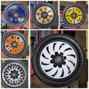 Zuca Disc Golf Cart Rim Covers - Weatherproof Hubcaps