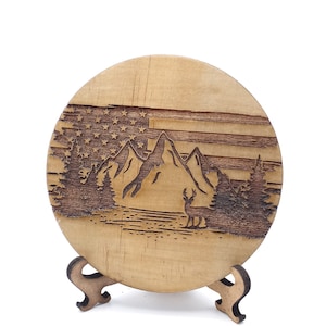Disc Golf Mini Marker with American Northwest design
