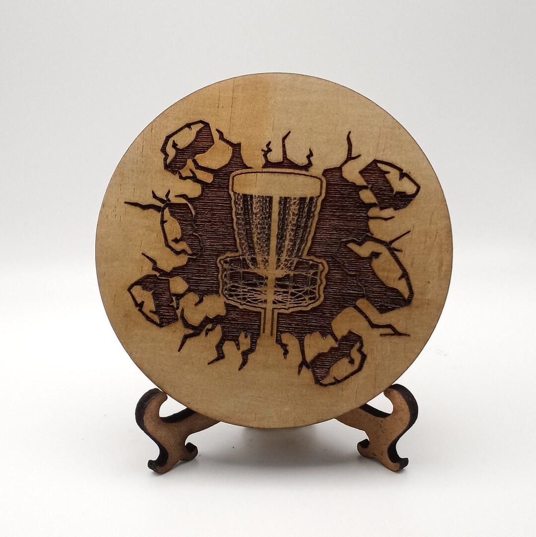 Disc Golf Mini Marker With Basket Explode Design Etsy