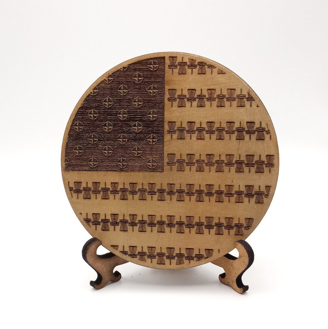 Disc Golf Mini Marker With Flag With Baskets Inspired Design Etsy