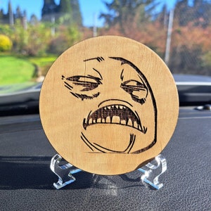 Disc Golf Mini Marker with meme inspired design