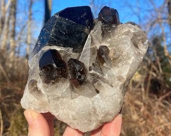 Smokey Quartz Cluster - Natural Smokey Quartz Specimen