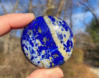 Kamień palmowy Lapis Lazuli - polerowany kryształ Lapis Worry