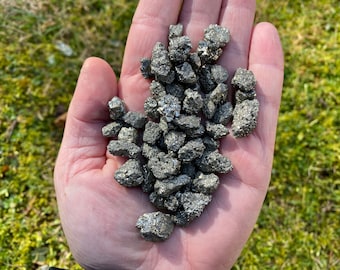 1 LB Crushed Pyrite - Bulk Pyrite Granules