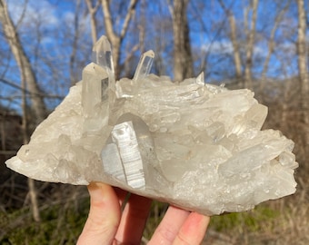 3 lbs. Quartz Crystal Cluster - 7” inch Quartz Crystal Specimen